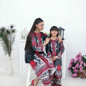 Grey-red 2pc