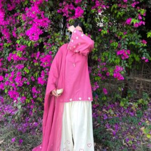 Zahra Pink 3PC suit