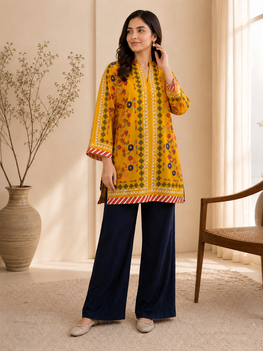 Sunehri Bahar Co-Ord Set - Image 2